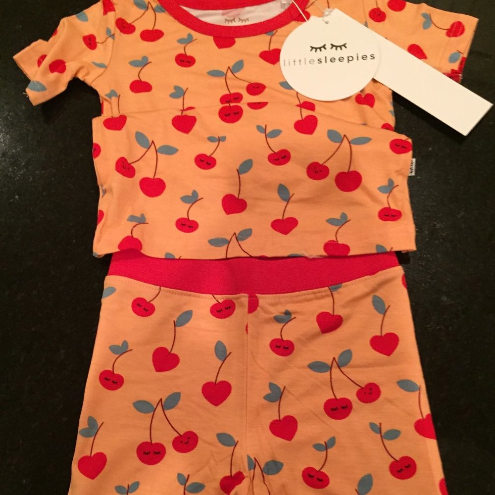 NWT 5/6 Little Sleepies Cherry